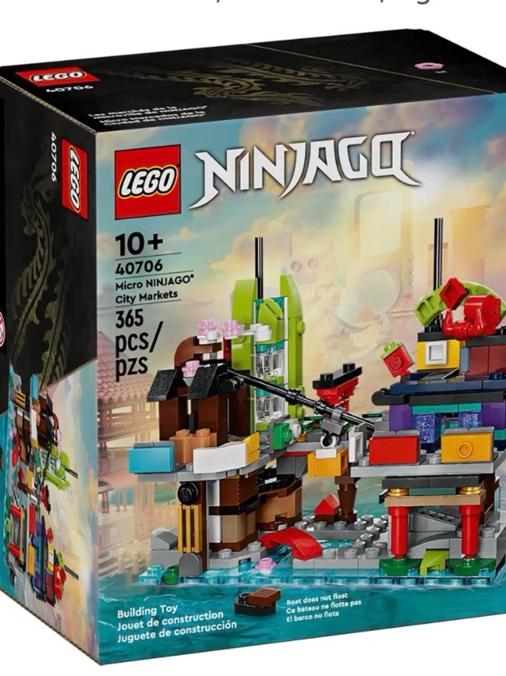 Lego Ninjago micro Ninjago city markets 365 PCS #40706
